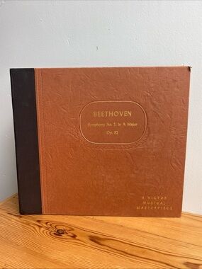 Beethoven Symphony No.7 In A Major ("Toscanini") (Op.92) 78 RPM Red Seal 5 Set